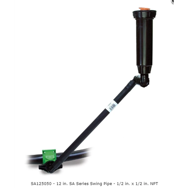 Swing Hose SA125050 - 12 in Swing Pipe - 1/2 in. x 1/2 in. NPT